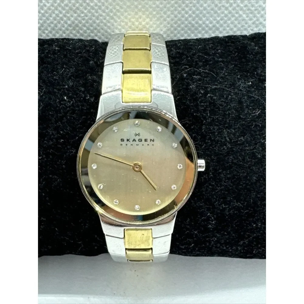 Skagen SKW2090 Women's Two Tone Stainless Steel Analog Dial Quartz Watch JNA966